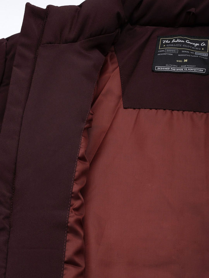 The Indian Garage Co Men Solid Zip-Front Bomber Jacket