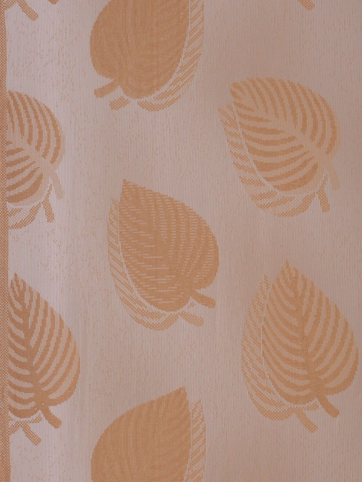 HOSTA HOMES Brown Floral Window Curtain