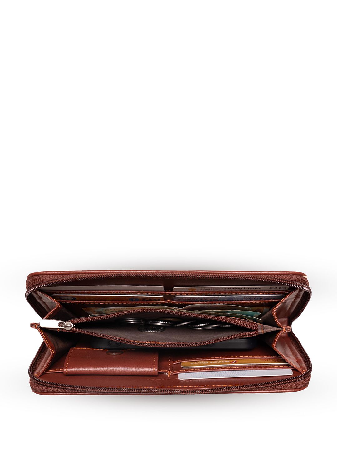 ZOUK Women Ethnic Motifs Printed Zip Around Wallet