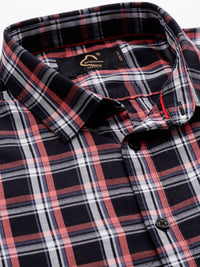 Being Human Pure Cotton Slim Fit Opaque Checked Casual Shirt
