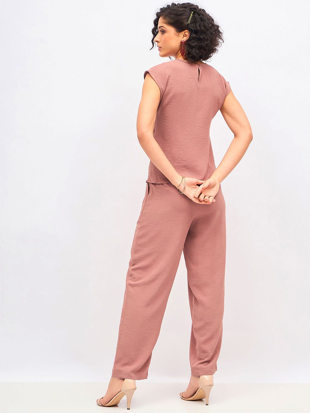 SASSAFRAS Round Neck Top With Trouser