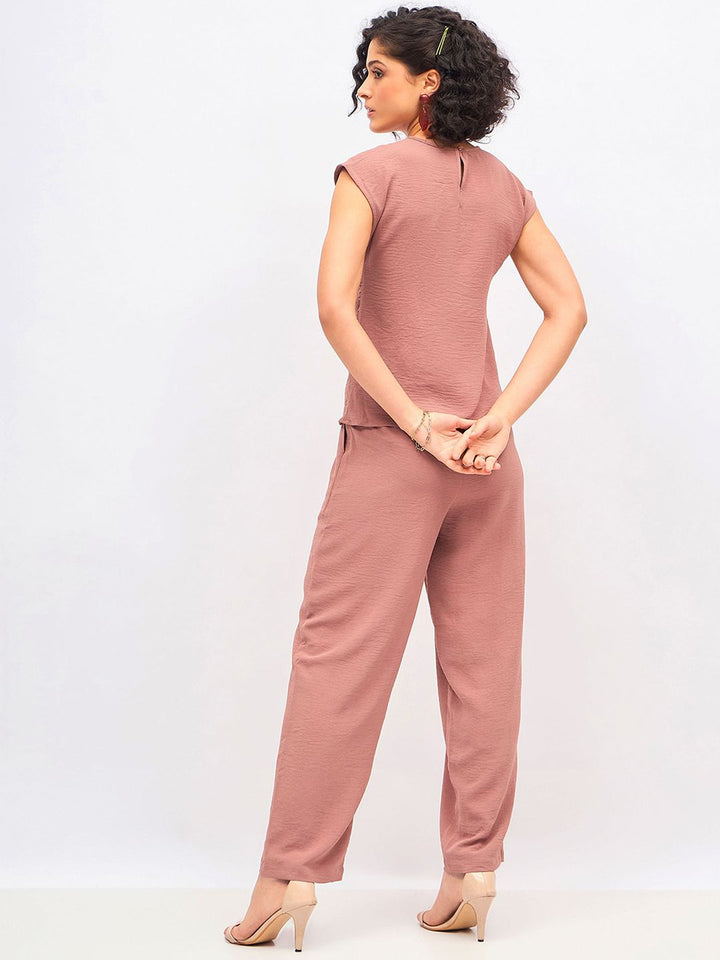 SASSAFRAS Round Neck Top With Trouser