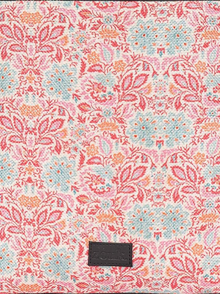 ZOUK Mangalore Blossoms Printed Water Resistance Backpack Up To 16 Inch