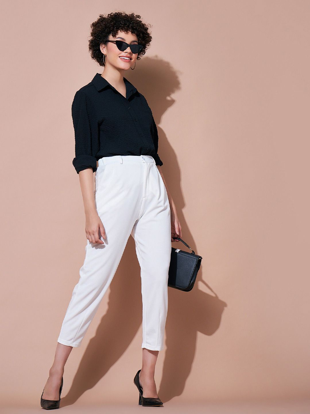 SASSAFRAS BASICS Self Designed Casual Shirt