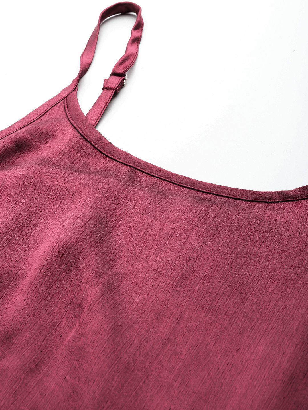 DressBerry Satin A-Line Midi Dress