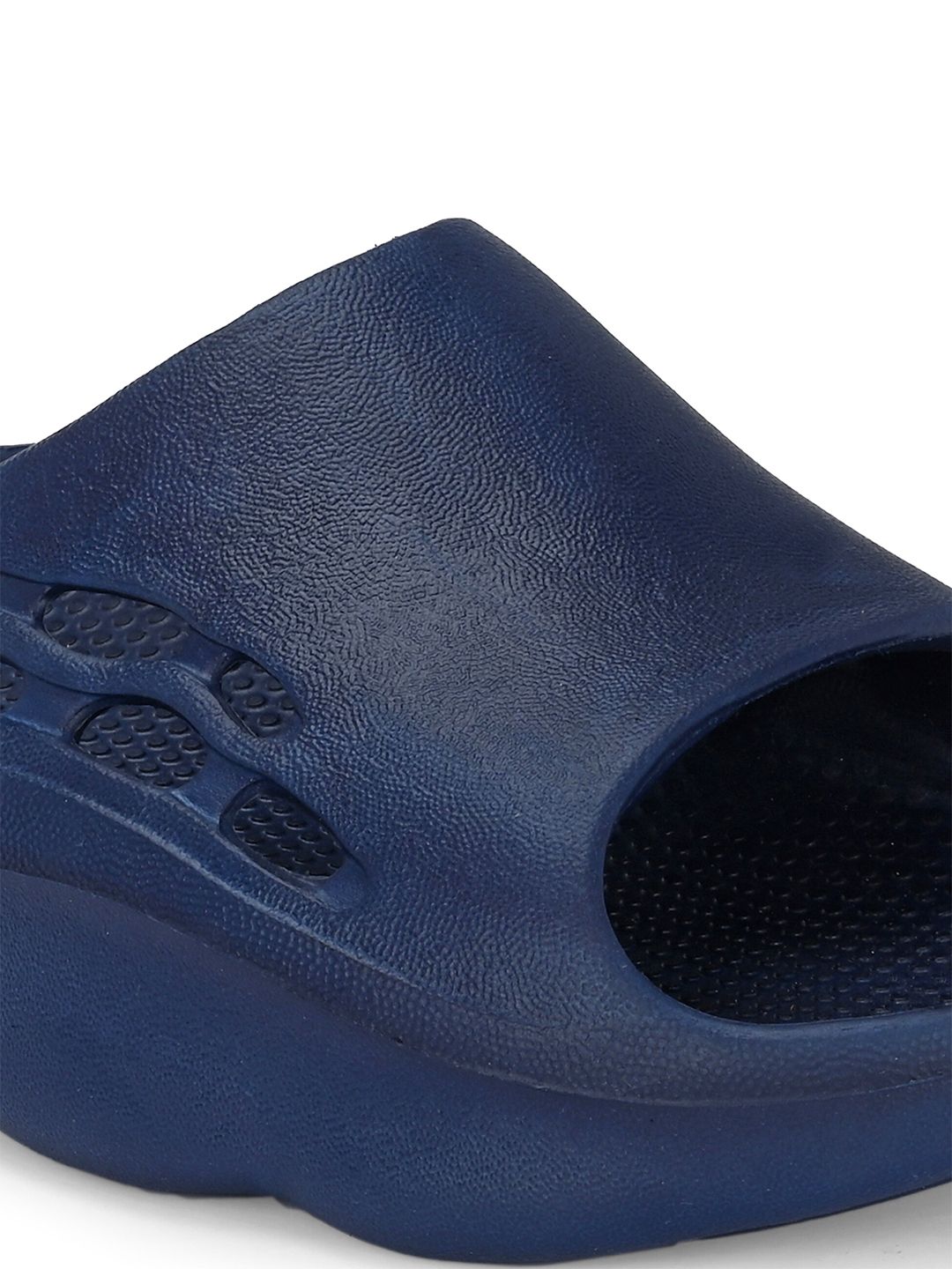 HRX by Hrithik Roshan Men Navy Blue Rubber Sliders