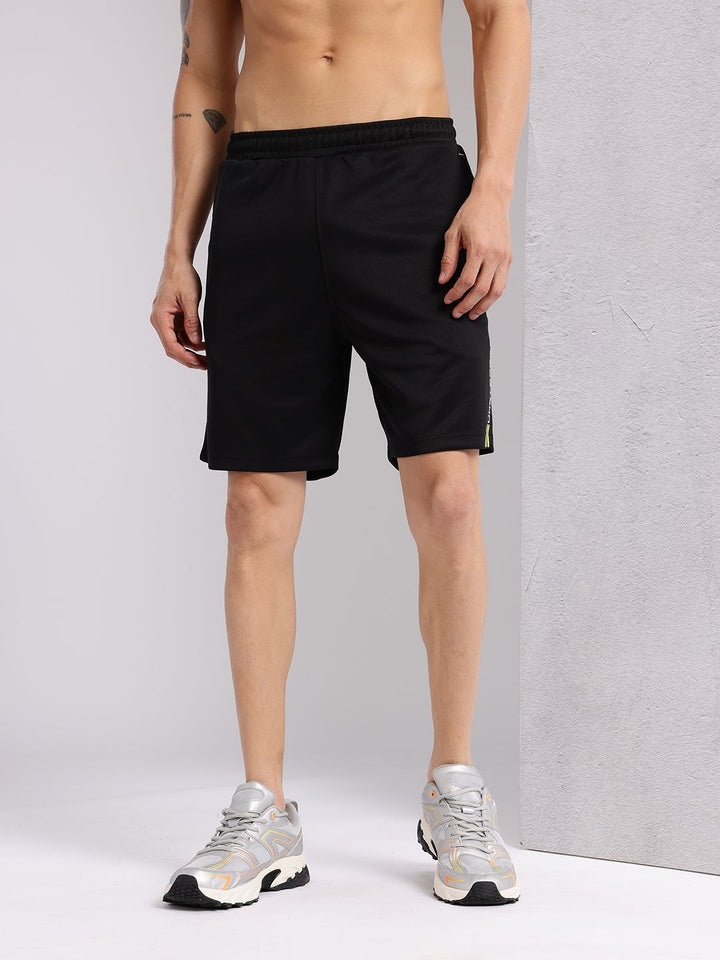 HRX by Hrithik Roshan Men Rapid-dry Typography Print Training Shorts