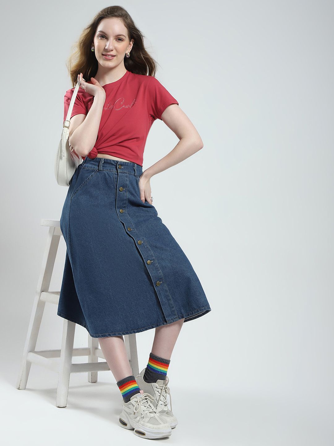 Monte Carlo Brand Logo Embroidered T-shirt