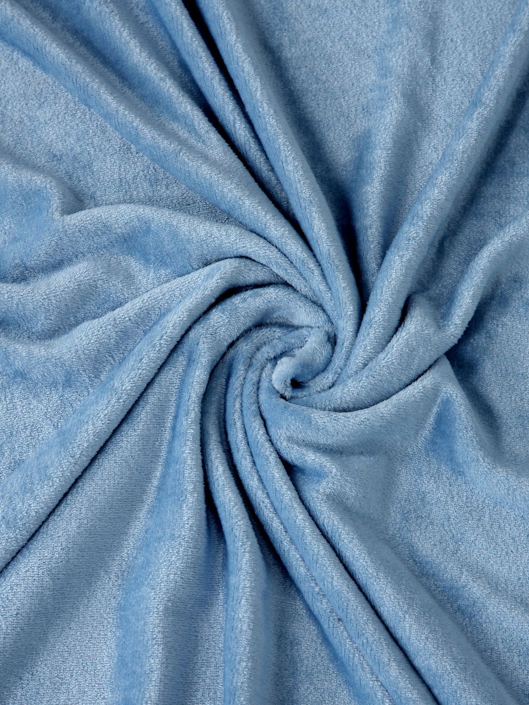 KLOTTHE Biru Bulu 300 TC Dilengkapi Cadar King Halus dengan 2 Sarung Bantal-98 x 87 inci