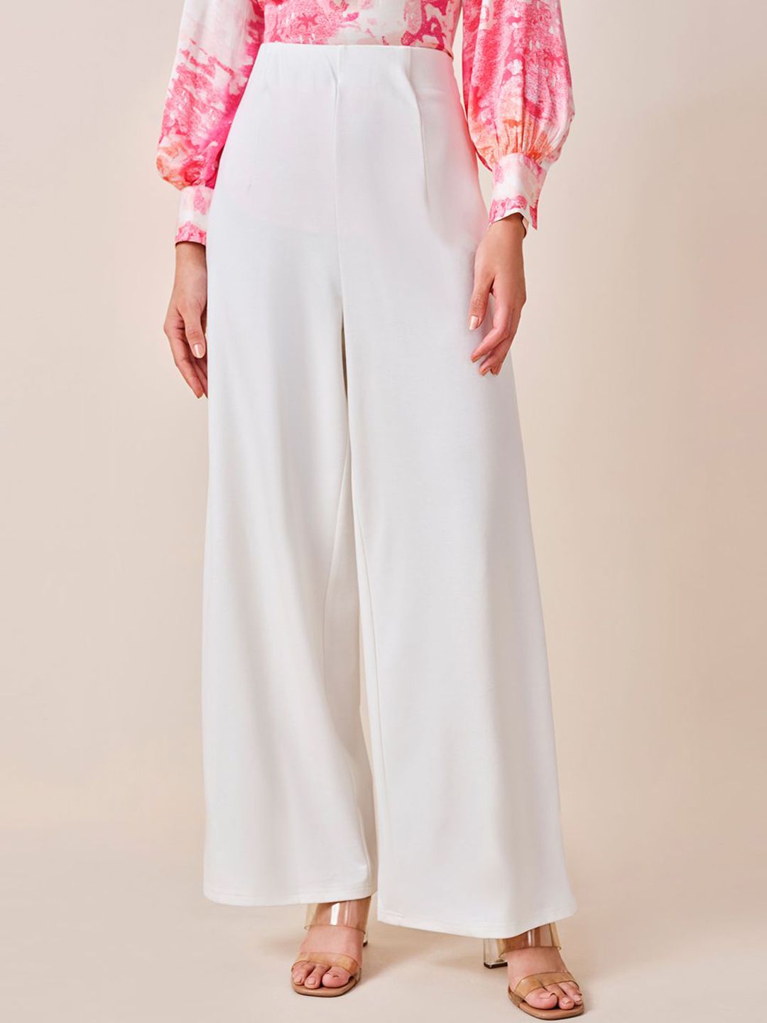 AND Women Slim Fit Parallel Trousers