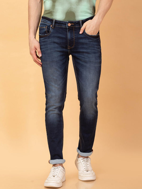 Being Human Men Slim Fit Heavy Fade Jeans