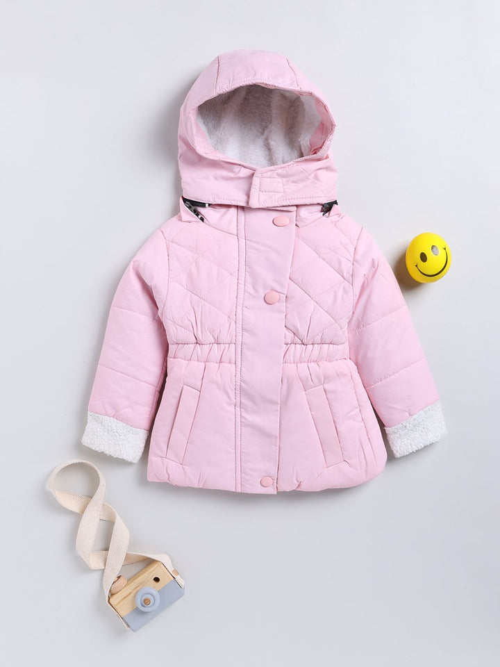 Moms Love Girls Lightweight Hooded Padded Jacket