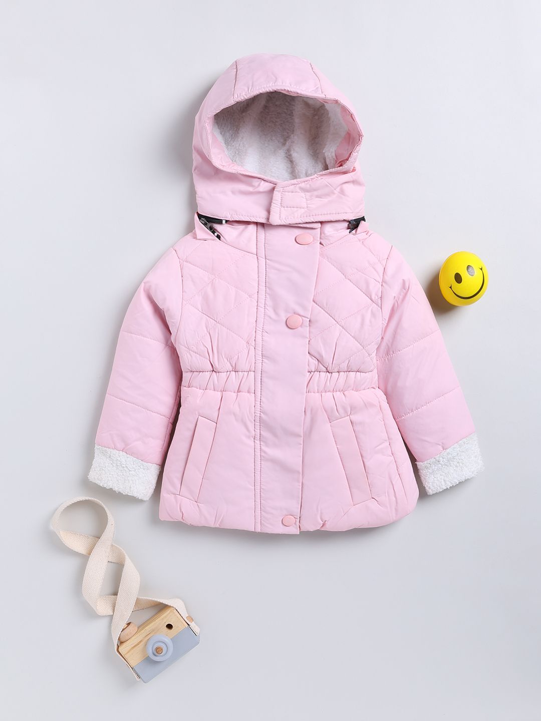 Moms Love Girls Lightweight Hooded Padded Jacket