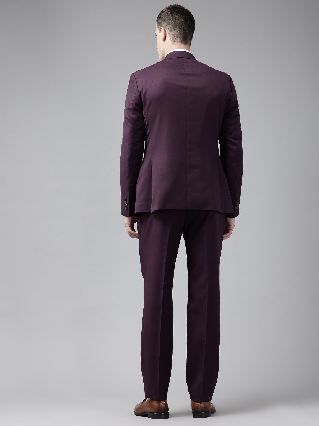 Park Avenue Notched Lapel Collar 2 Piece Formal Suit