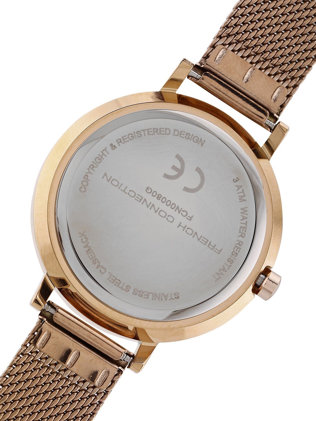 French Connection Women Round Analogue Watch FCN00080G