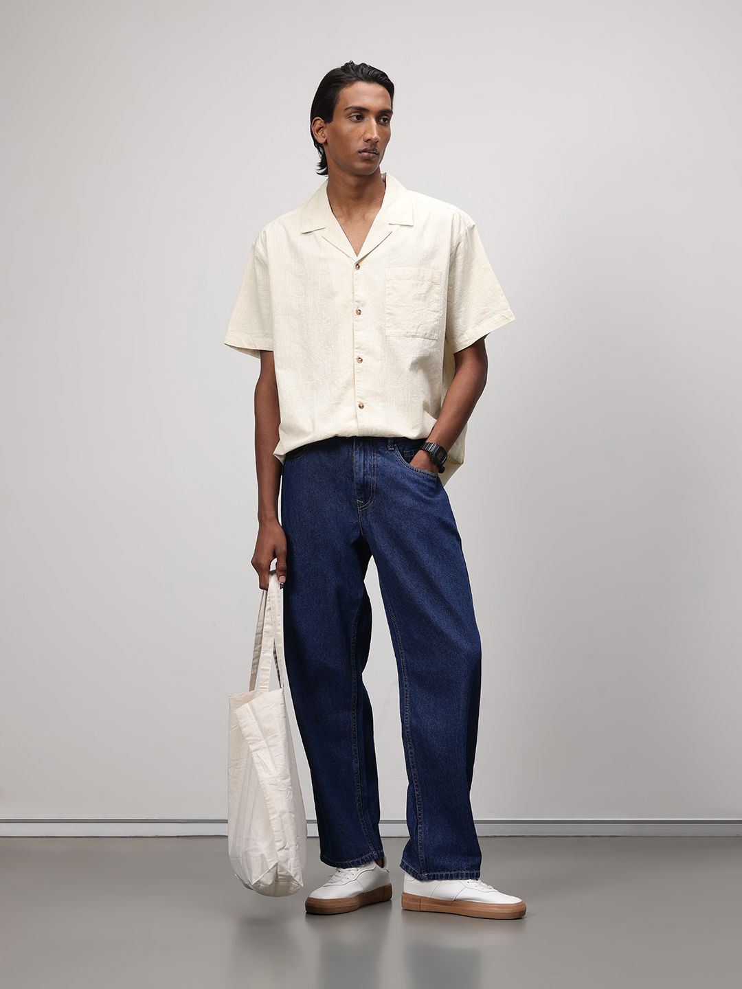 ether Zen Men Opaque Casual Shirt