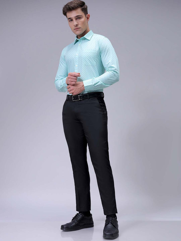 The Indian Garage Co. X Luxe Men Slim Fit Formal Trousers