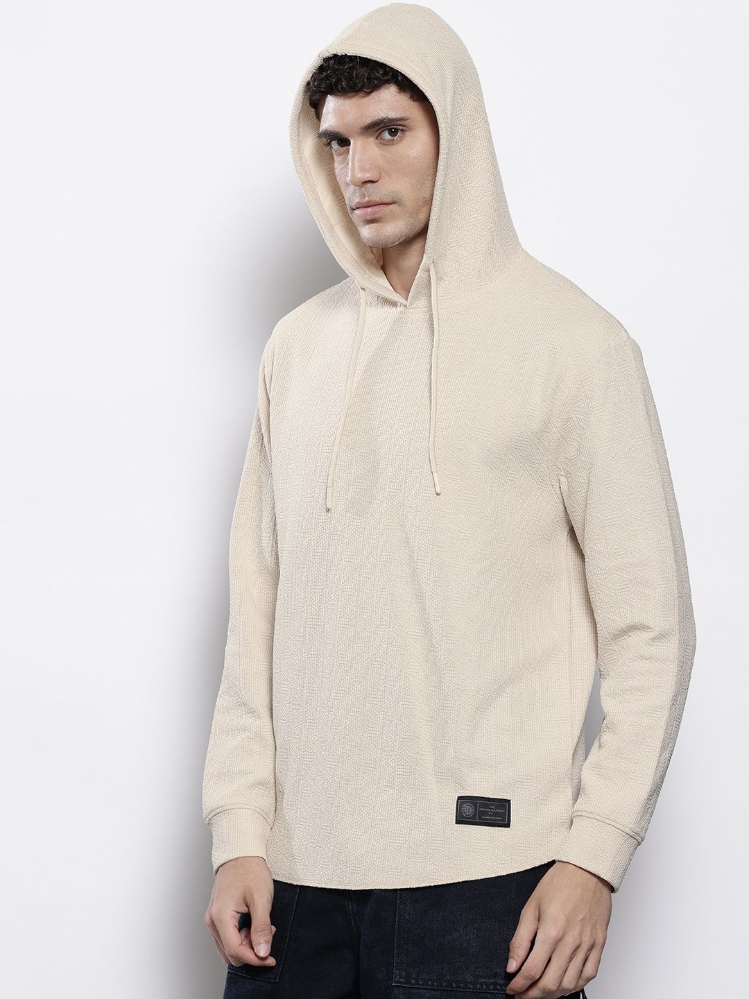 The Indian Garage Co Knitted Hooded T-shirt