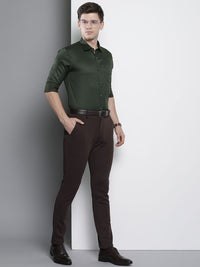 The Indian Garage Co. X Luxe Men Solid Slim Fit Opaque Formal Shirt