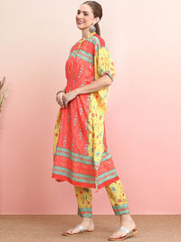 Indo Era Printed Top & Trousers Co-Ords