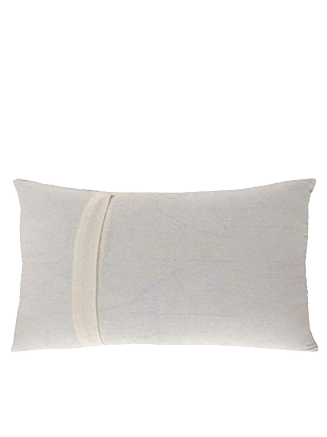 STITCHNEST Set Of 2 Blue & Beige Floral Printed Rectangle Cushion Covers