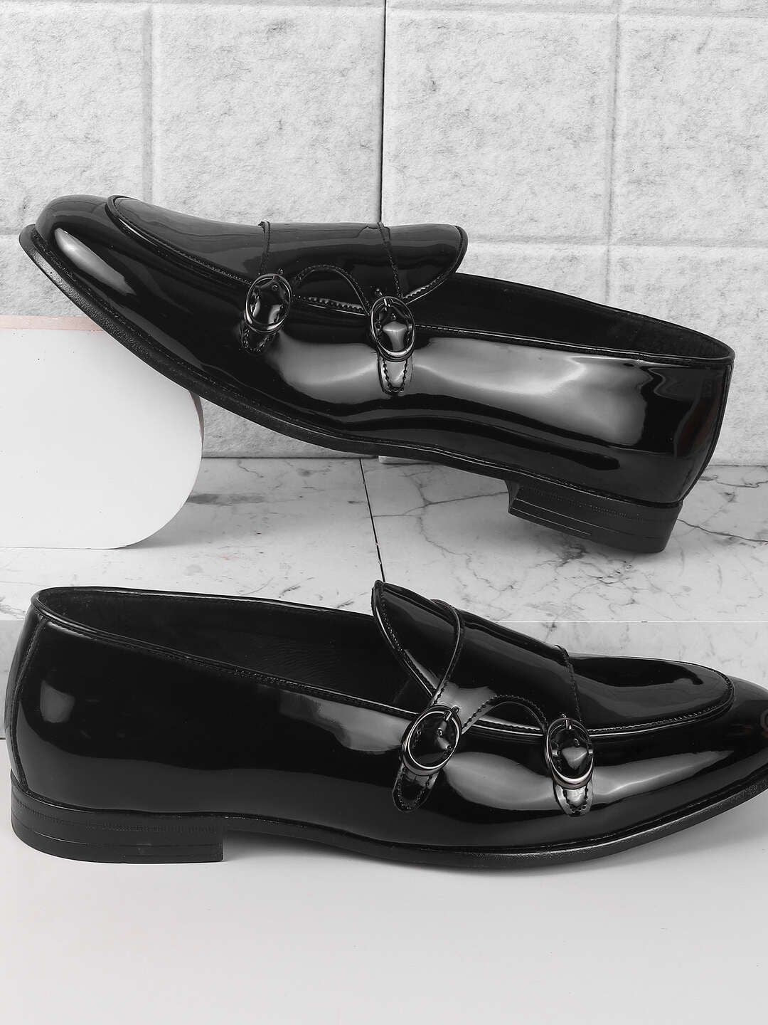 Metro Men Synthetic Formal Monk Shoe