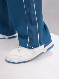 HRX by Hrithik Roshan Men Piping Detail Lifestyle Parachute Track Pants