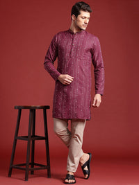 Anouk Woven Design Straight Kurta