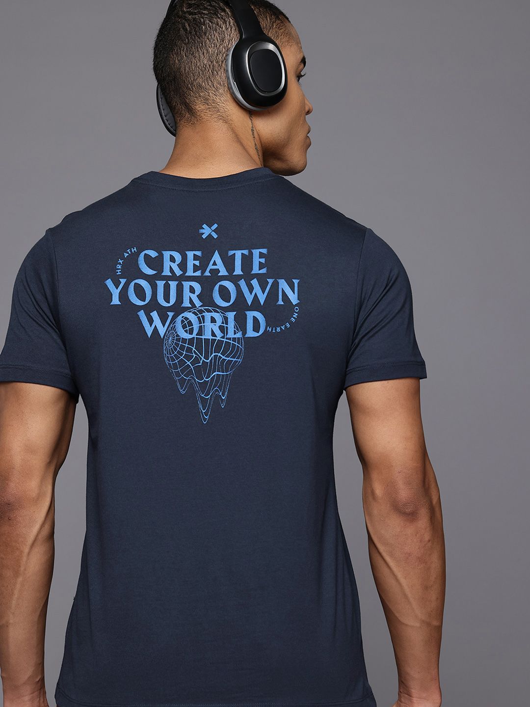 HRX by Hrithik Roshan Typography Print Lifestyle T-shirt