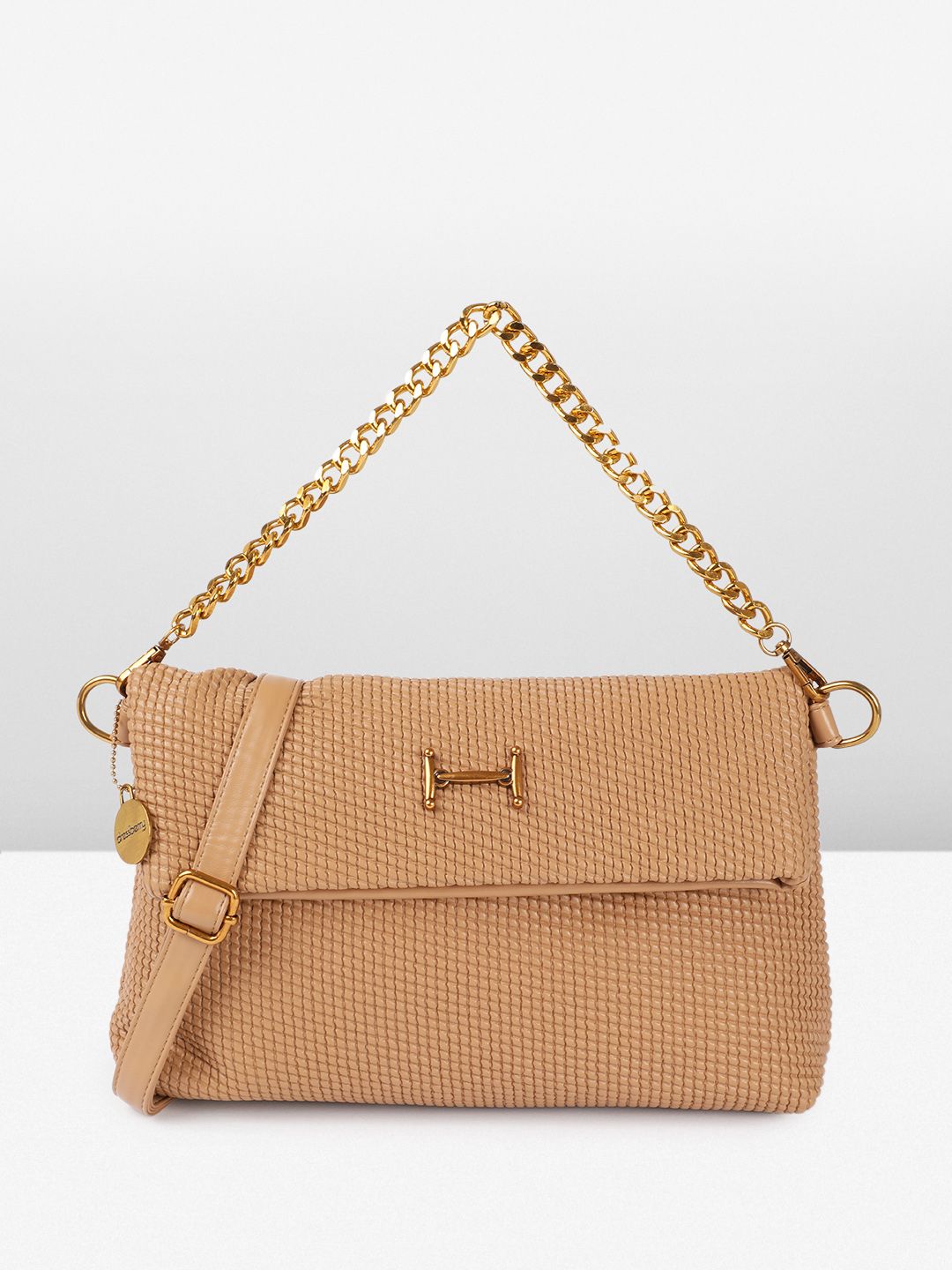 DressBerry Textured Structured Handheld Bag