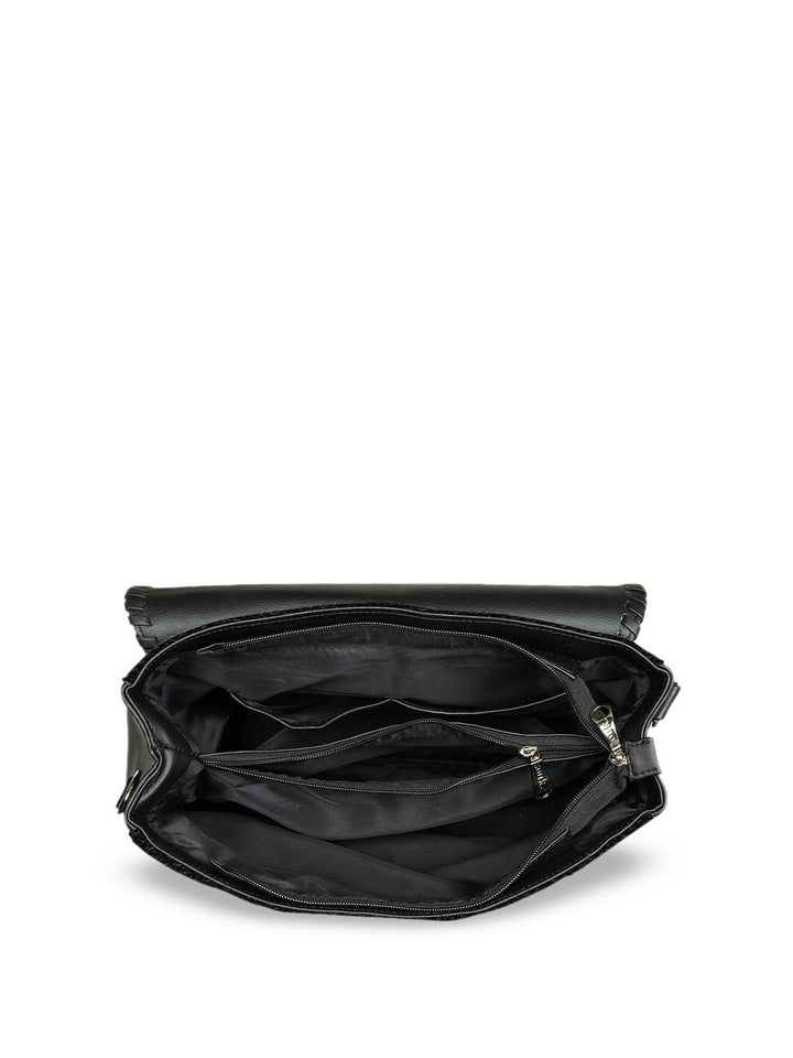 ZOUK Abstract Printed Structured Handheld Bag