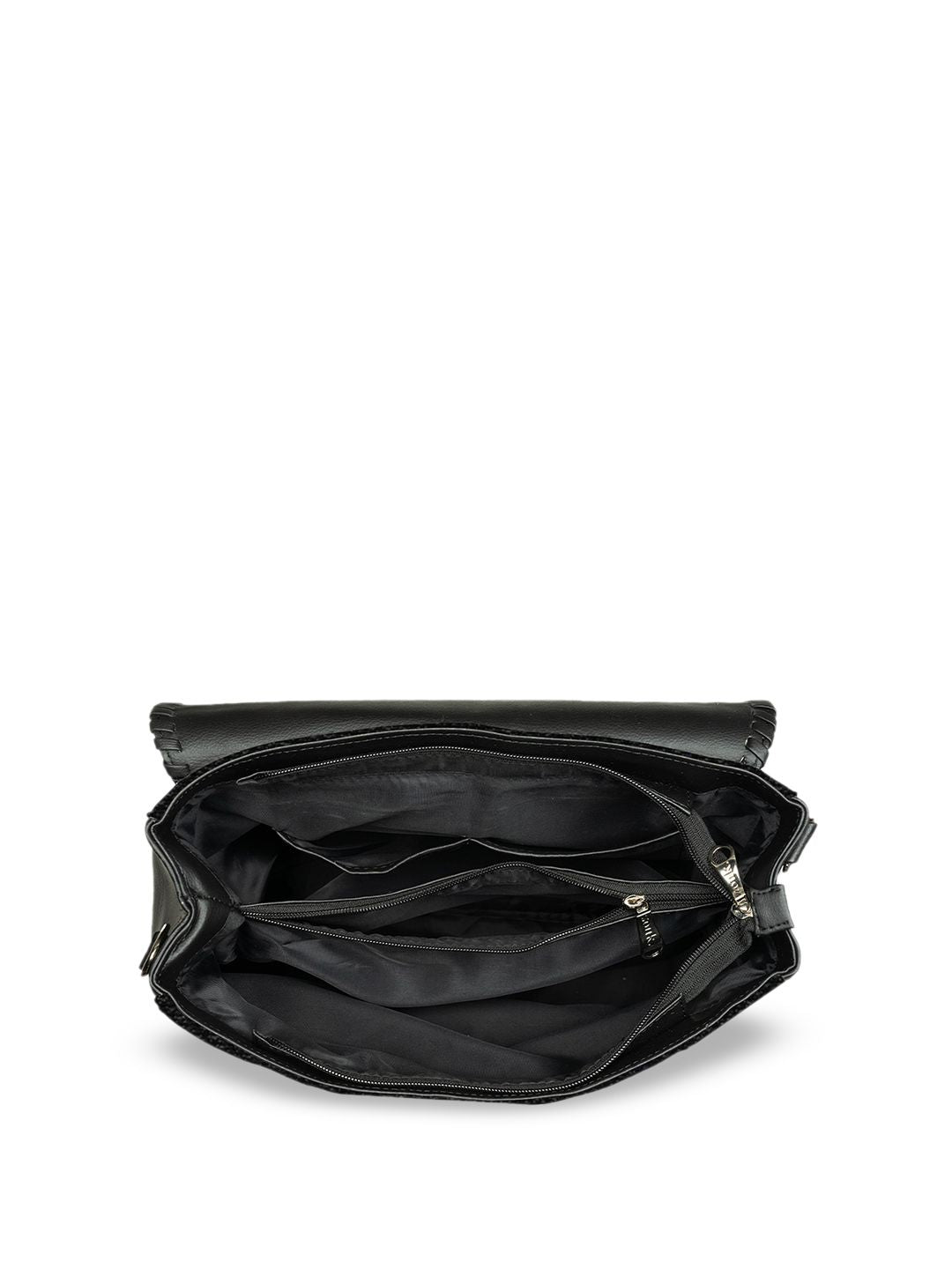 ZOUK Abstract Printed Structured Handheld Bag