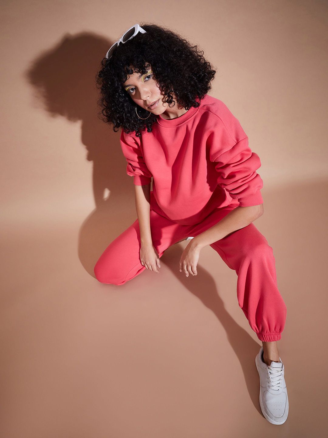 SASSAFRAS BASICS Fleece Oversized Sweatshirt With Joggers