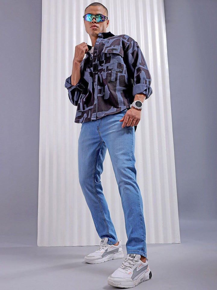 The Indian Garage Co Men Slim Fit Mid-Rise Clean Look Jeans