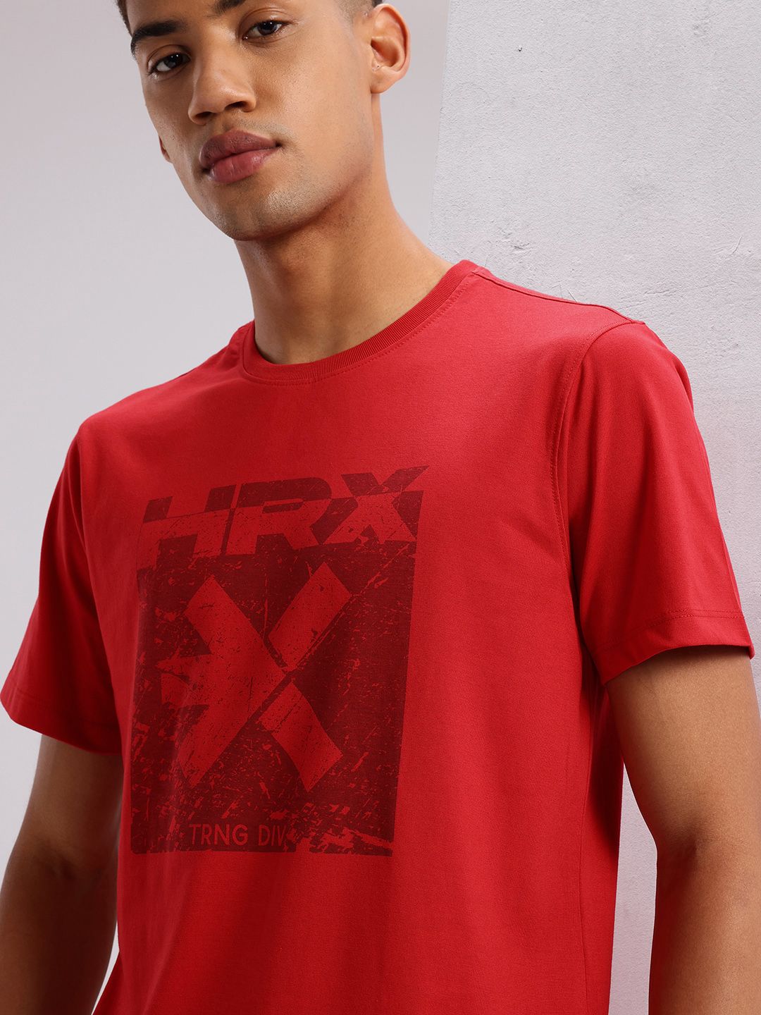 HRX by Hrithik Roshan Men Brand Logo Printed T-shirt