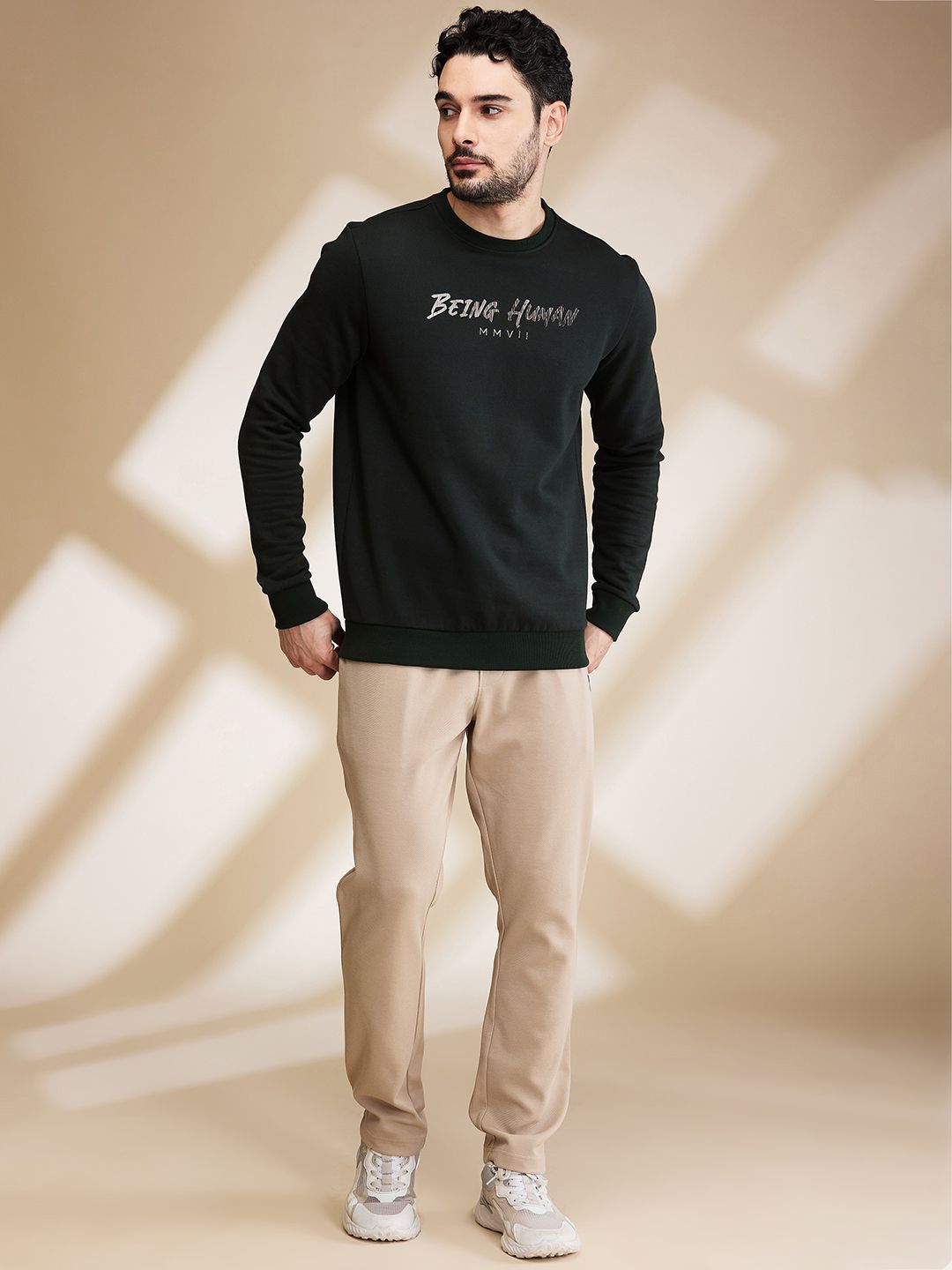 Being Human Men Printed Sweatshirt