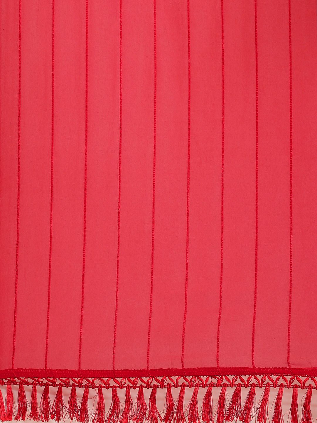 Tikhi Imli Red Striped Saree