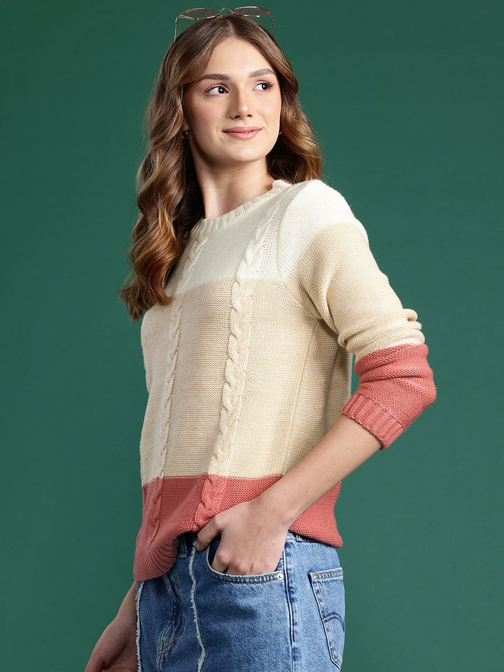 DressBerry Cable Knit Pullover