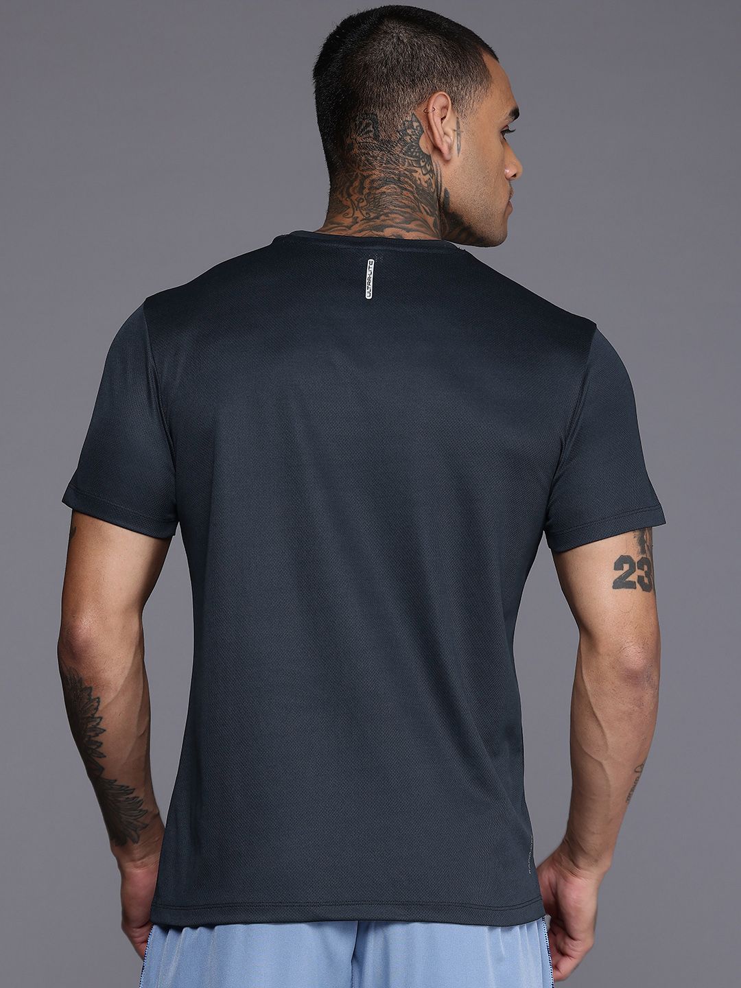 HRX oleh Hrithik Roshan Rapid Dry Brand Logo T-shirt
