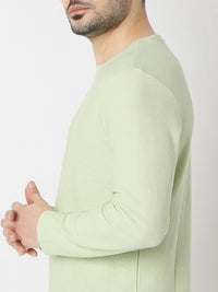 SPYKAR Men Solid Round Neck Cotton T-shirt