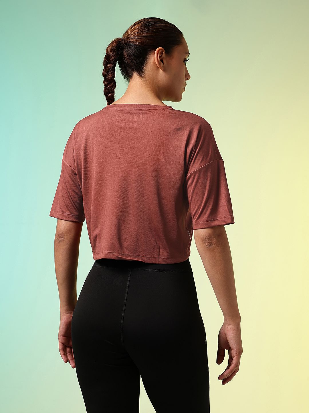 HRX by Hrithik Roshan Brand Logo Printed Training T-shirt