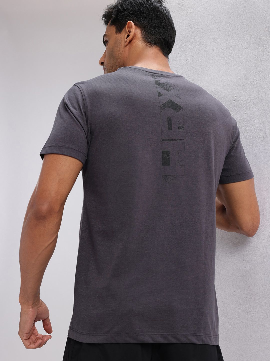 HRX by Hrithik Roshan Brand Logo Printed Training T-shirt