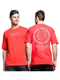 ADRO Men Typography Printed V-Neck T-shirt