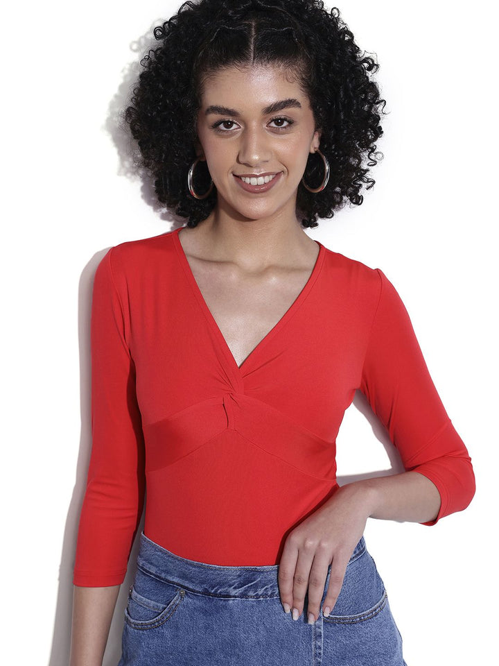 DressBerry The It Piece Twist Shift Bodysuit
