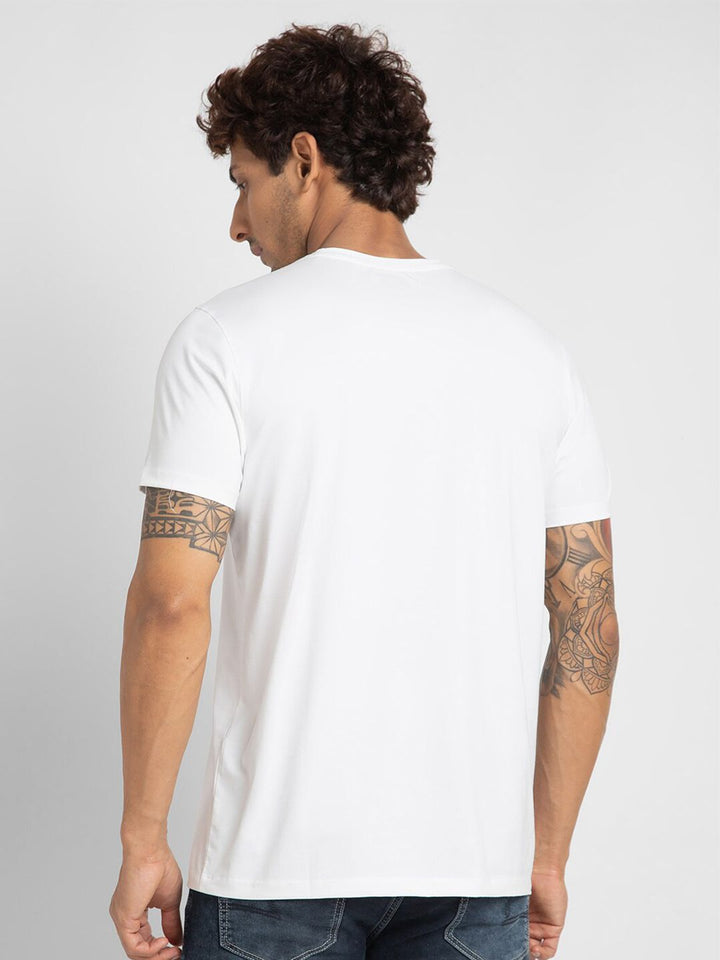 SPYKAR Men Graphic Printed Slim Fit T-shirt