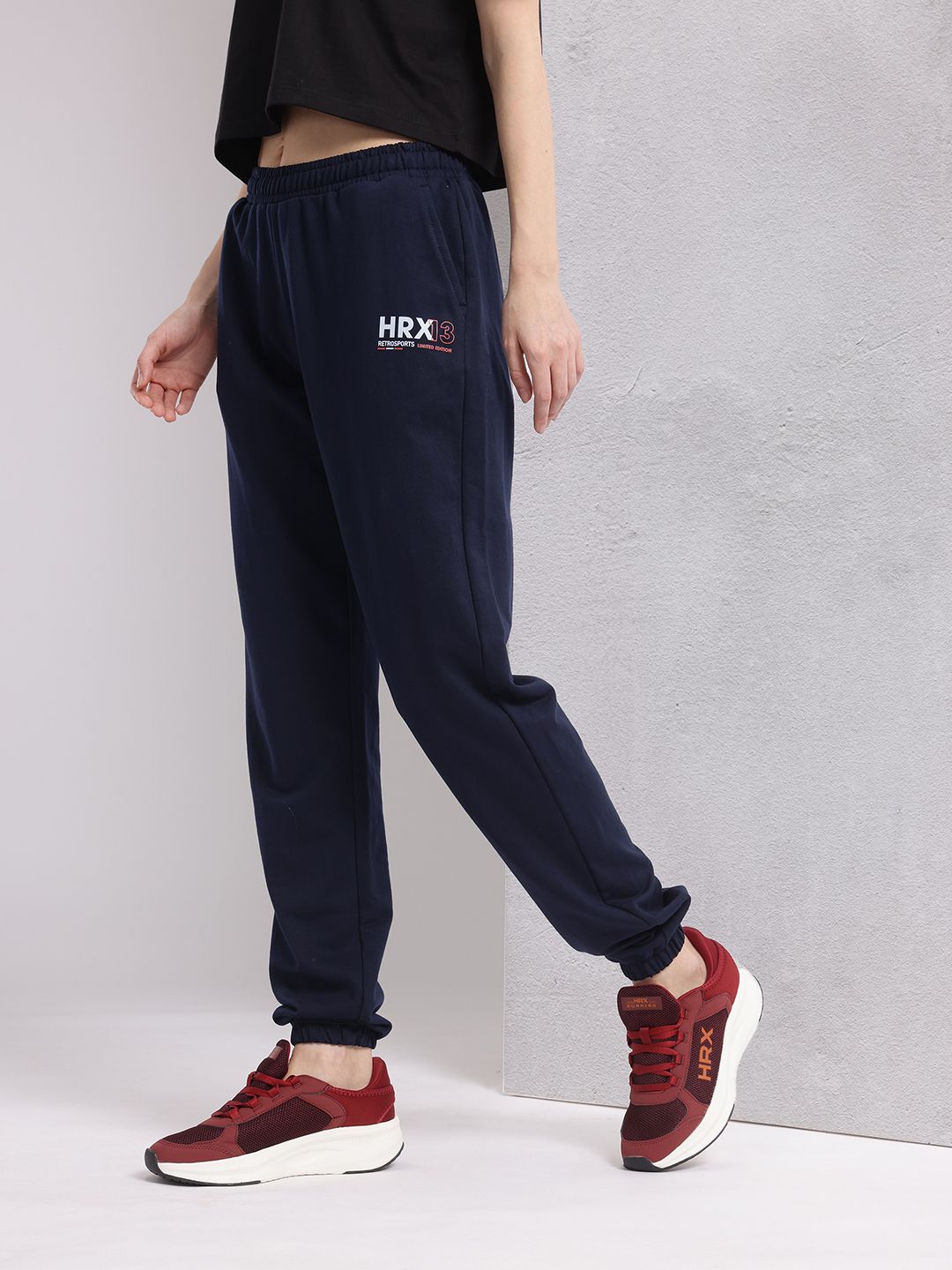HRX by Hrithik Roshan Women Lifestyle Brand Logo Printed Joggers