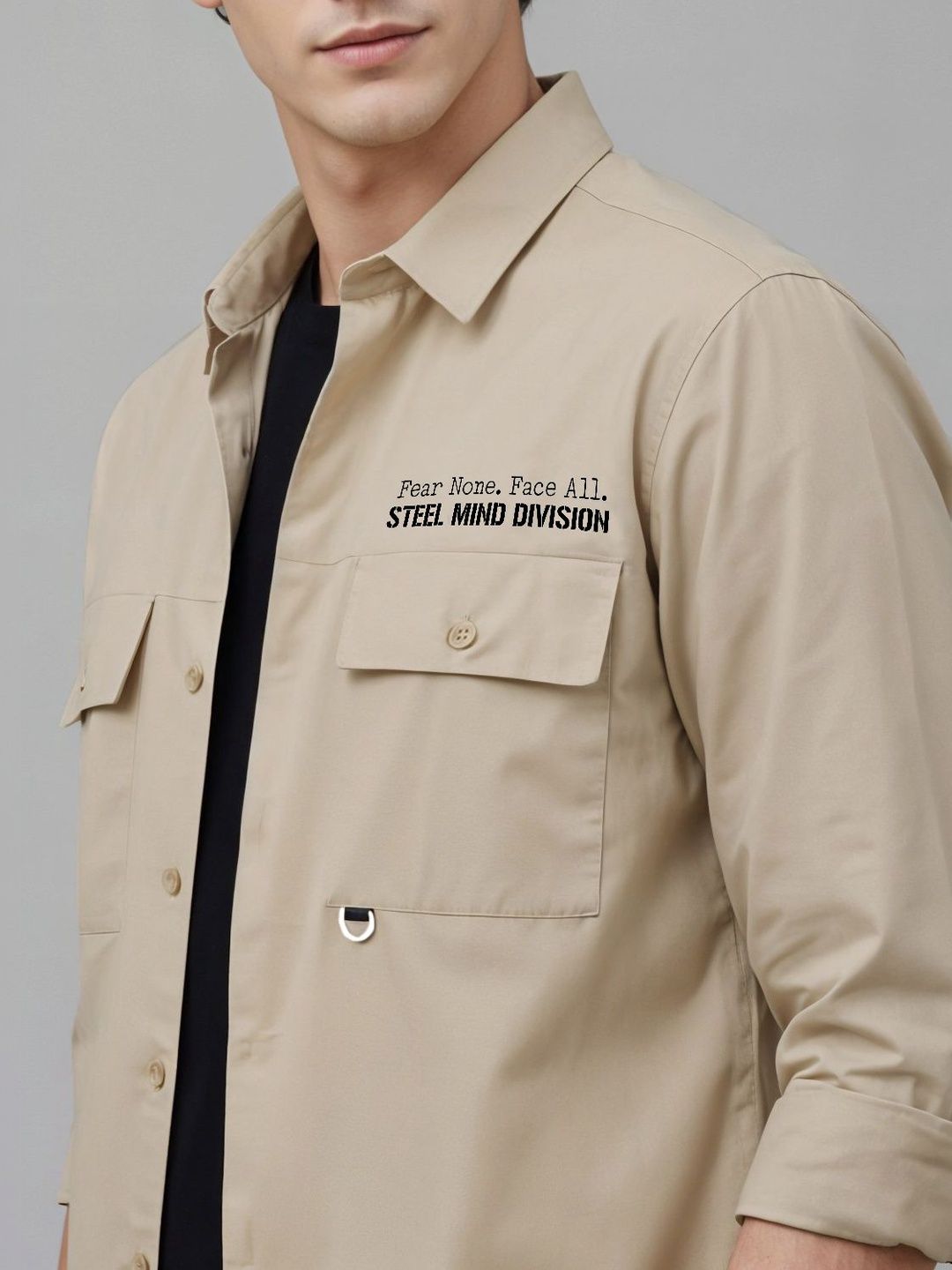 Baju Kasual Bercetak Klasik ADRO Lelaki