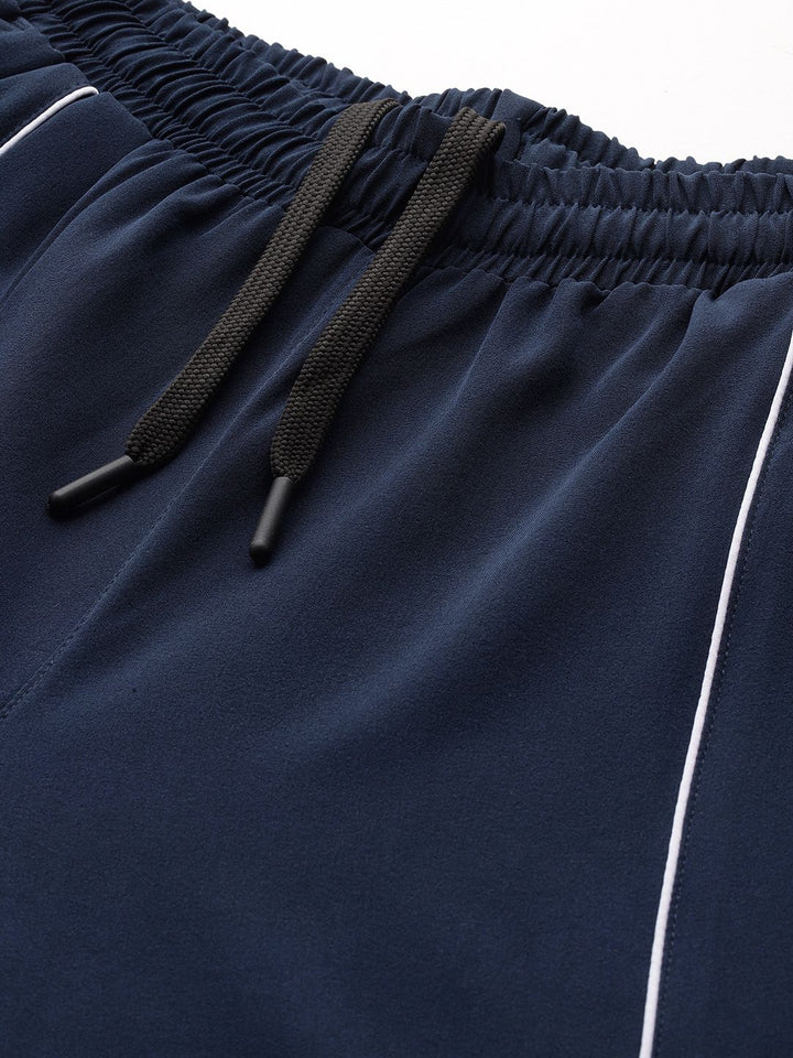 HRX by Hrithik Roshan Women Mid-Rise Lifestyle Track Pants with Toggle Hem