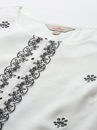 Anouk Embroidered Sequined Kurta