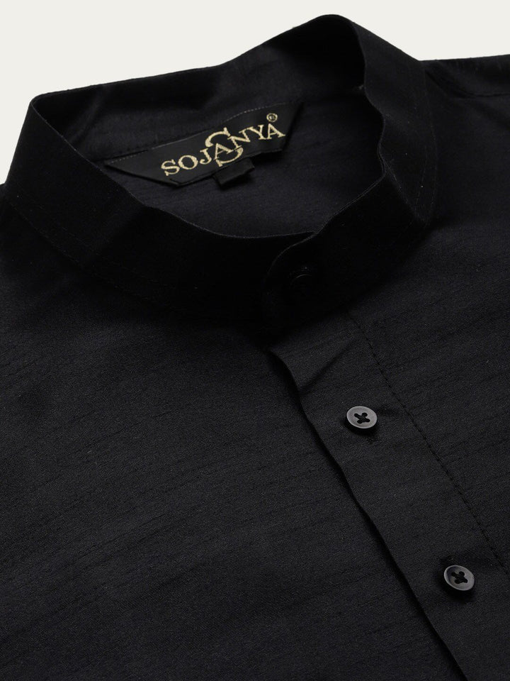 SOJANYA Manadrin Collar Kurta with Churidar & Nehru Jacket